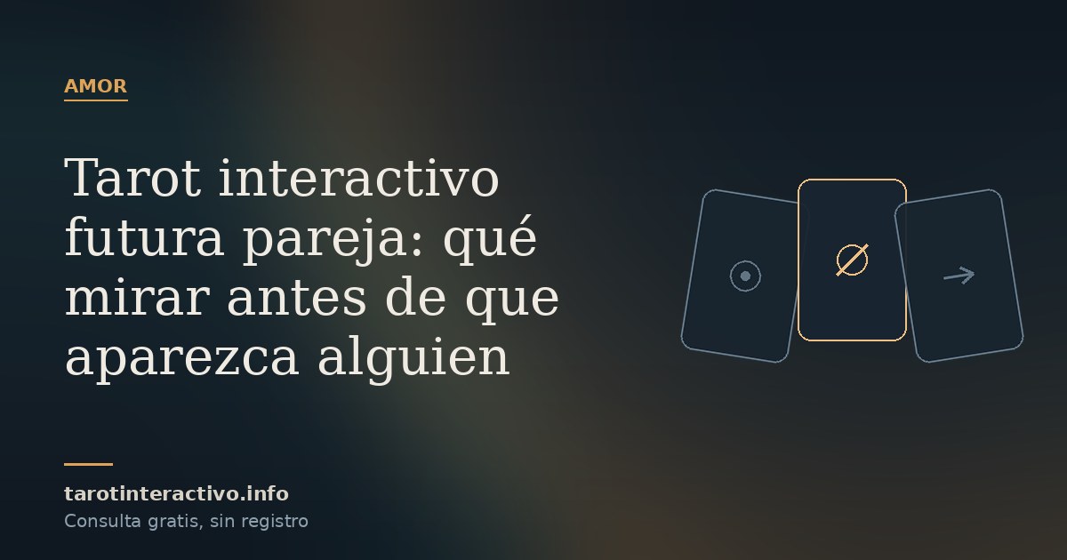 Tres cartas boca abajo sobre una mesa junto a una silla vacía
