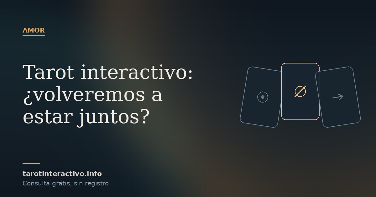 Tres cartas sobre fondo azul petróleo, dos de ellas acercándose de nuevo